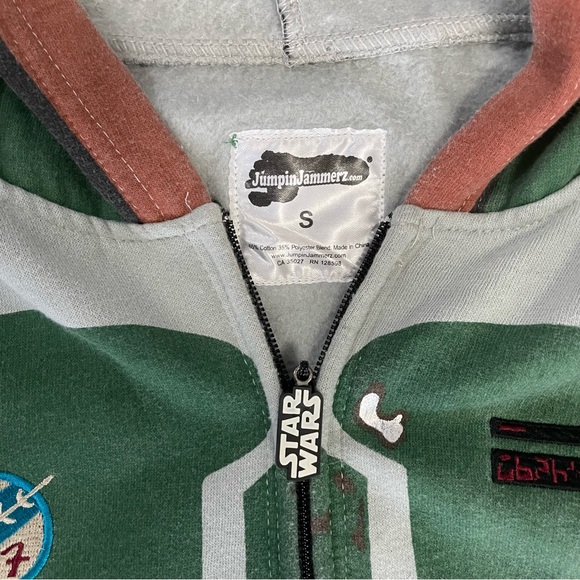 Star Wars Boba Fett Onesie, Mens Sm - Picture 9 of 12